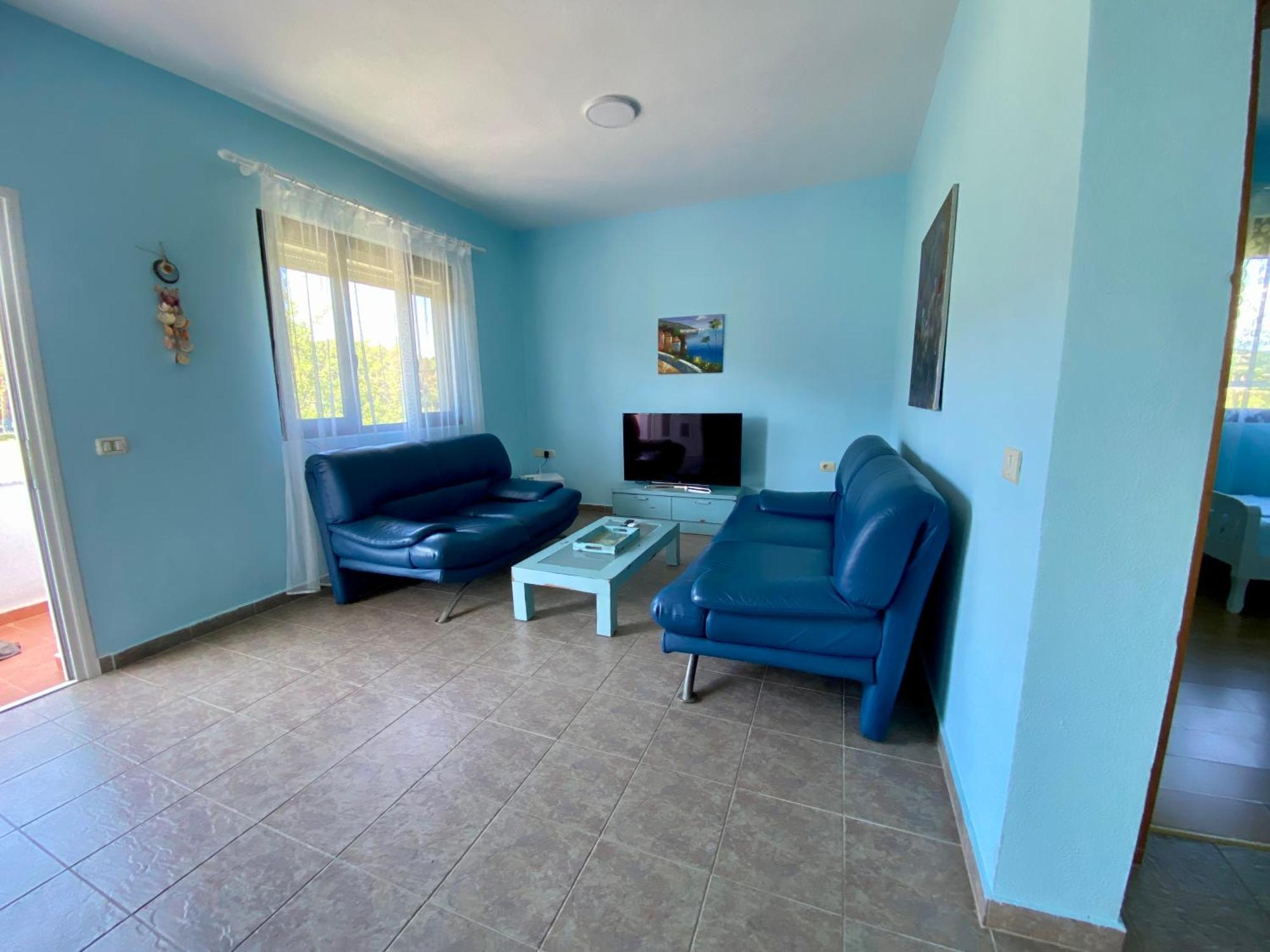 White & Blue Apartment's
