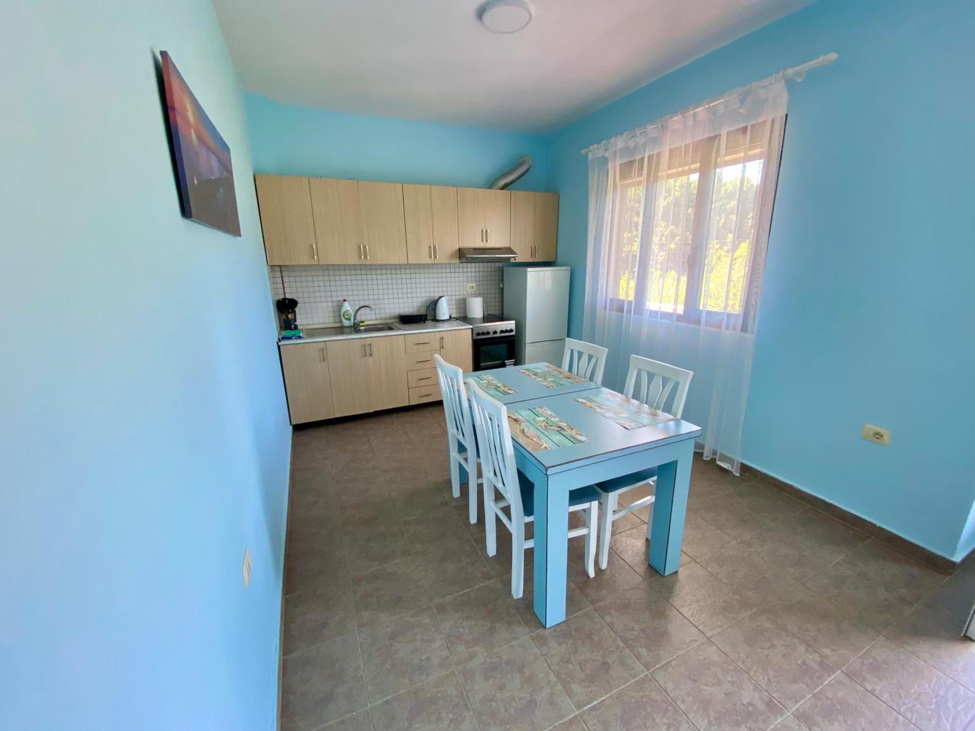 White & Blue Apartment's Golem (Tirana)